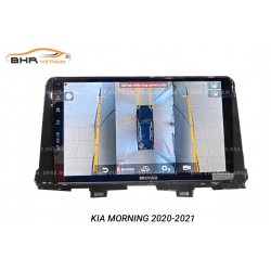 Màn hình DVD Bravigo Ultimate (4G+64G) liền camera 360 Kia Morning 2021 - nay